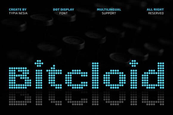 Bitcloid: A Modern Futuristic Digital Font for Tech-Inspired Designs