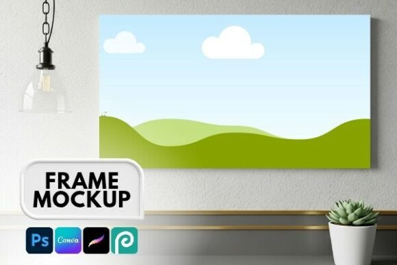 Canva PSD Frame Mockup Poster