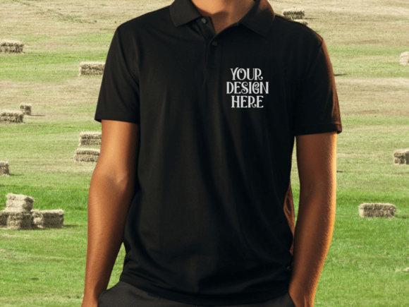 Mens Collared Polo Mockup for Golf Shirt: Elevating Product Presentation in the Modern Design Landscape