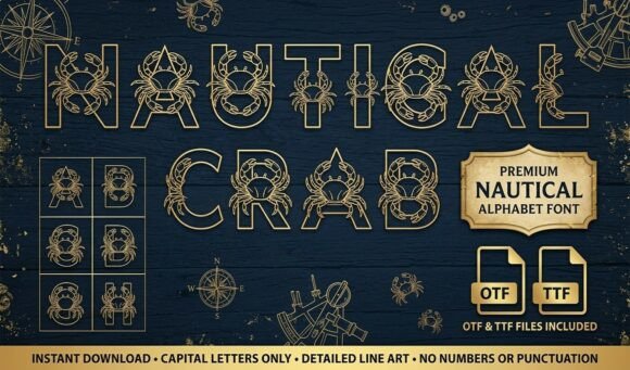 Nautical Crab: Bring the Beach to Your Next Crafting Project
