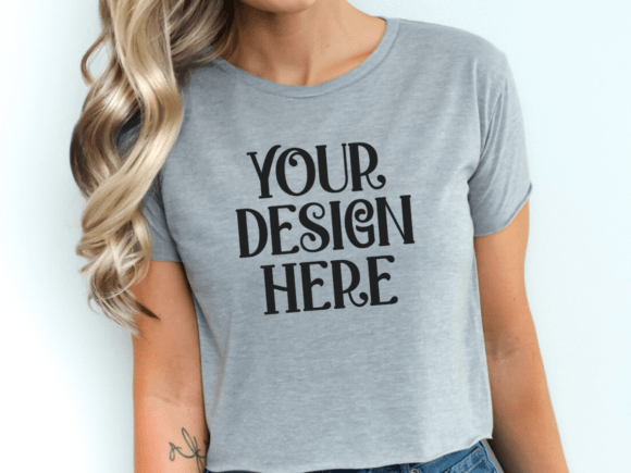 Next Level 5080 Heather Gray Mockup: Elevate Your Design Presentations