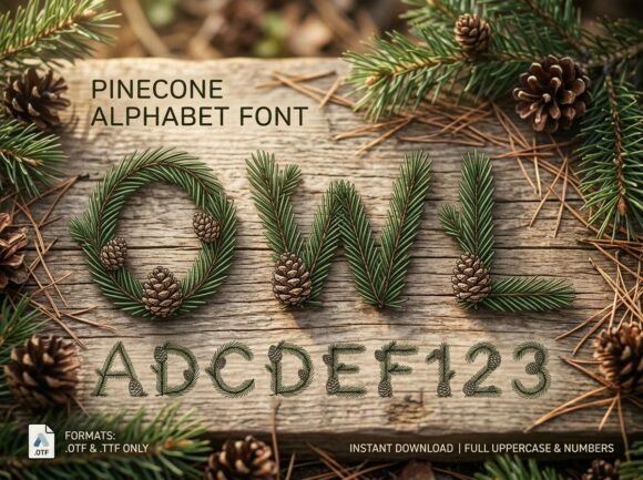 Owl Font: Nature-Inspired Typography for Outdoor Brands