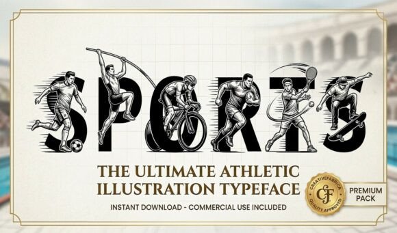 Sports: The Ultimate Dynamic Font for High-Impact Designs