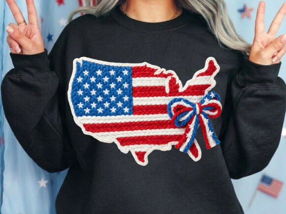 USA Map Flag Bow Tshirt Design: A Fusion of Patriotism and Creativity in Modern Apparel